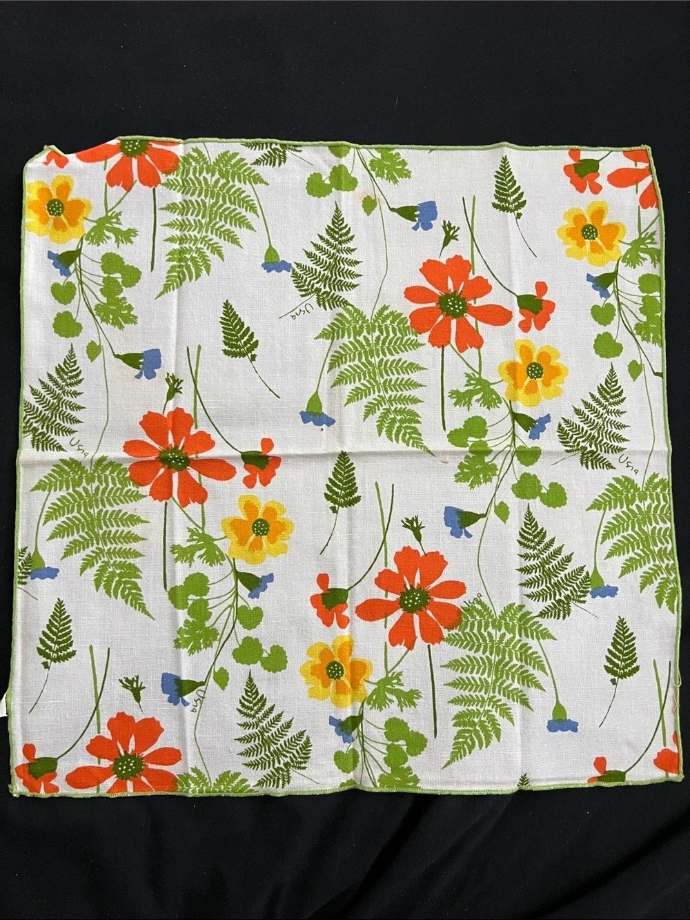 Mid Century Vera Neumann fabric napkins.